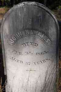 John HAWKINS - Grave