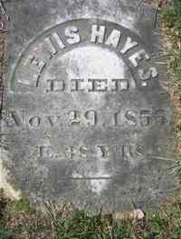 Lewis HAYES - Grave
