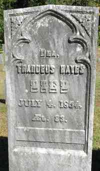 Thaddeus HAYES - Grave