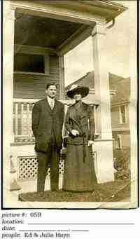 Henry Edward HAYN - Ed & Julia Hayn