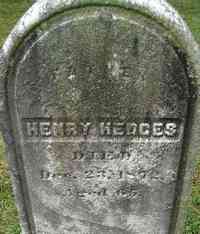 Henry HEDGES - Grave