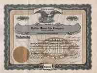 Heflin, Alabama, USA - Heflin Motor Car Company stock certificate