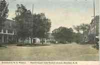 Henniker, New Hampshire, USA - Henniker, New Hampshire, USA - Proctor Square from Western Avenue, Henniker, N.H.