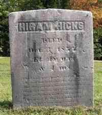 Hiram HICKS - Grave
