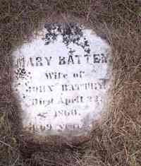 Mary HILL - Grave