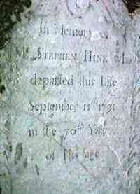 Stephen HINE - Grave