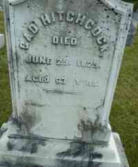 Gad HITCHCOCK - Grave