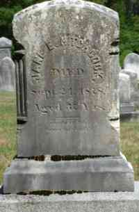 Jane E. HITCHCOCK - Grave