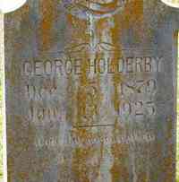 George HOLDERBY - Grave
