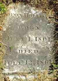 Gideon HOLLISTER - Grave