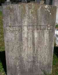 Joseph U. HOLMES - Grave