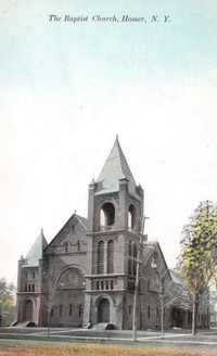 Homer, New York, USA - The Baptist Church, Homer, N.Y.