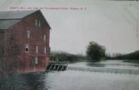 Homer, New York, USA - Darby's Mill and Dam, on Tioughnioga River, Homer, N.Y., 1907