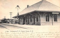 Homer, New York, USA - Lackawanna R.R. Depot, Homer, N.Y.