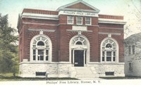Homer, New York, USA - Phillips' Free Library, Homer, N.Y.
