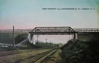 Homer, New York, USA - New Viaduct over Lackawanna R.R., Homer, N.Y.