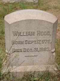 William HOOD - Grave