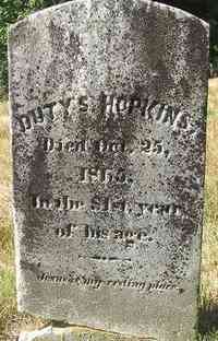 Duty S HOPKINS - Grave