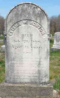 Elisha HORTON - Grave