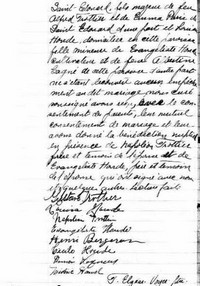 Louisa HOUDE - 1922 marriage (part 2)