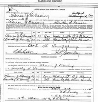 Dorothy HOUSER - 1945 marriage
