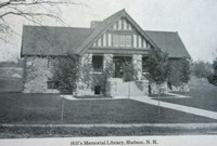 Hudson,  New Hampshire, USA - Hill's Memorial Library