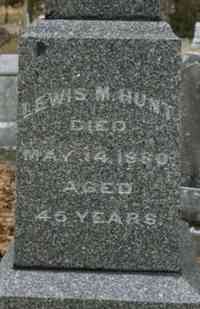 Lewis Morgan HUNT - Grave