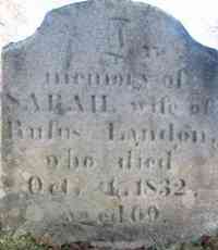 Sarah HUNT - Grave