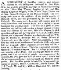 Lillian May WAGNER - Brooklyn Life Brooklyn, New York Saturday, November 9, 1907