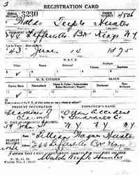 Waldo Teeple HUNTER -