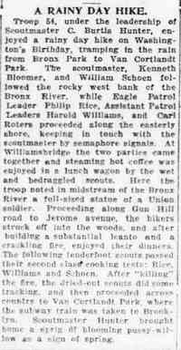 Charles Burtis HUNTER - The Brooklyn Daily Eagle Brooklyn, New York Sunday, March 2, 1913