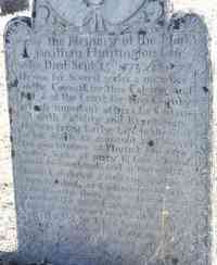 Jonathan HUNTINGTON - Grave