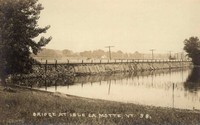 Isle La Motte, Vermont, USA - Bridge at Isle La Motte, Vt.