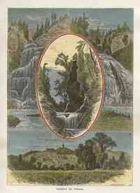 Ithaca, New York, USA - Ithaca, New York, USA - Vicinity of Ithaca Picturesque America... Oliver Bell Bunce, William Cullen Bryant New York: D. Appleton & Co., 1872-1874.