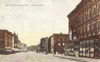 Jackson, Michigan, USA - Jackson, Michigan, USA - Main Street Looking East