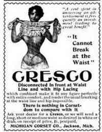 Jackson, Michigan, USA - Gresco
There is nothing in Corset-dom to compare with it

Michigan Corset Co., Jackson, Mich.

