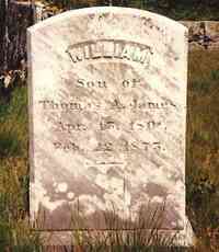 William JAMES - Grave