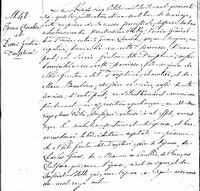 Luce JANTON (GENTON) dite DAUPHINÉ (DAUPHINAIS) - 1846 marriage