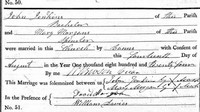 Mary MORGANS - 1824 marriage
