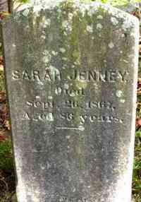 Sarah JENNEY - Grave