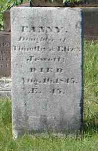Fanny JEWETT - Grave