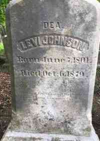 Levi JOHNSON - Grave