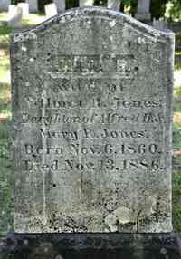 Julia E. JONES - Grave