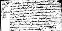 Michel JUBINVILLE - 1763 marriage