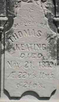 Thomas M. KEATING - Grave
