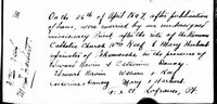 William KEEF - 1847 marriage