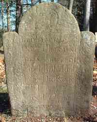 Thomas KINNE - Grave In Memory of Decn Thomas Ki nne Consort of Mrs Martha Kinne Who Died Octabr ye 1 1756 Aged 79 years