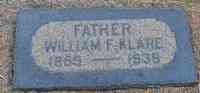 William Frederick KLARE - Grave