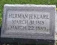 Herman Henry KLARE - Grave