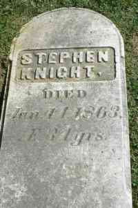 Stephen KNIGHT - Grave